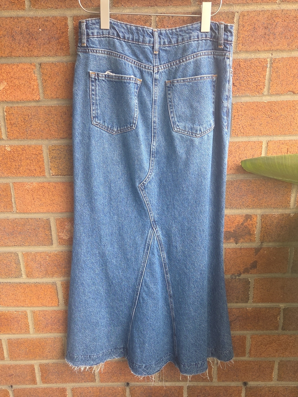 Zara Denim Maxi Skirt - Picture 6 of 8